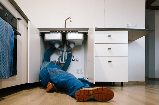 Professional Drain Cleaning technician working in Holdingford, MN